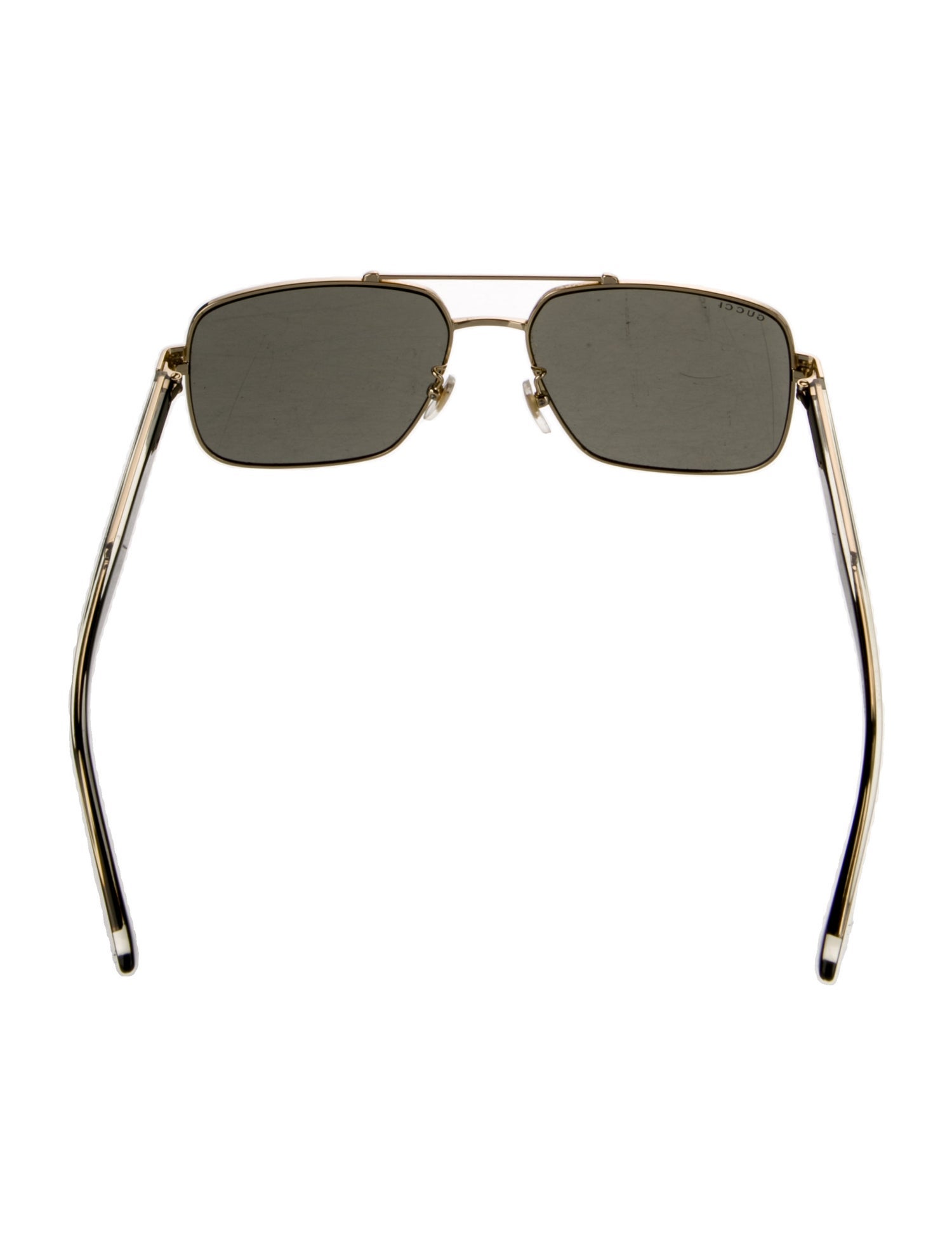 Gucci Web Accent Square Sunglasses
